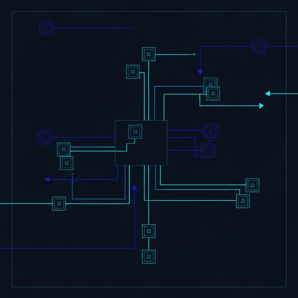 Abstract system architecture blueprint
